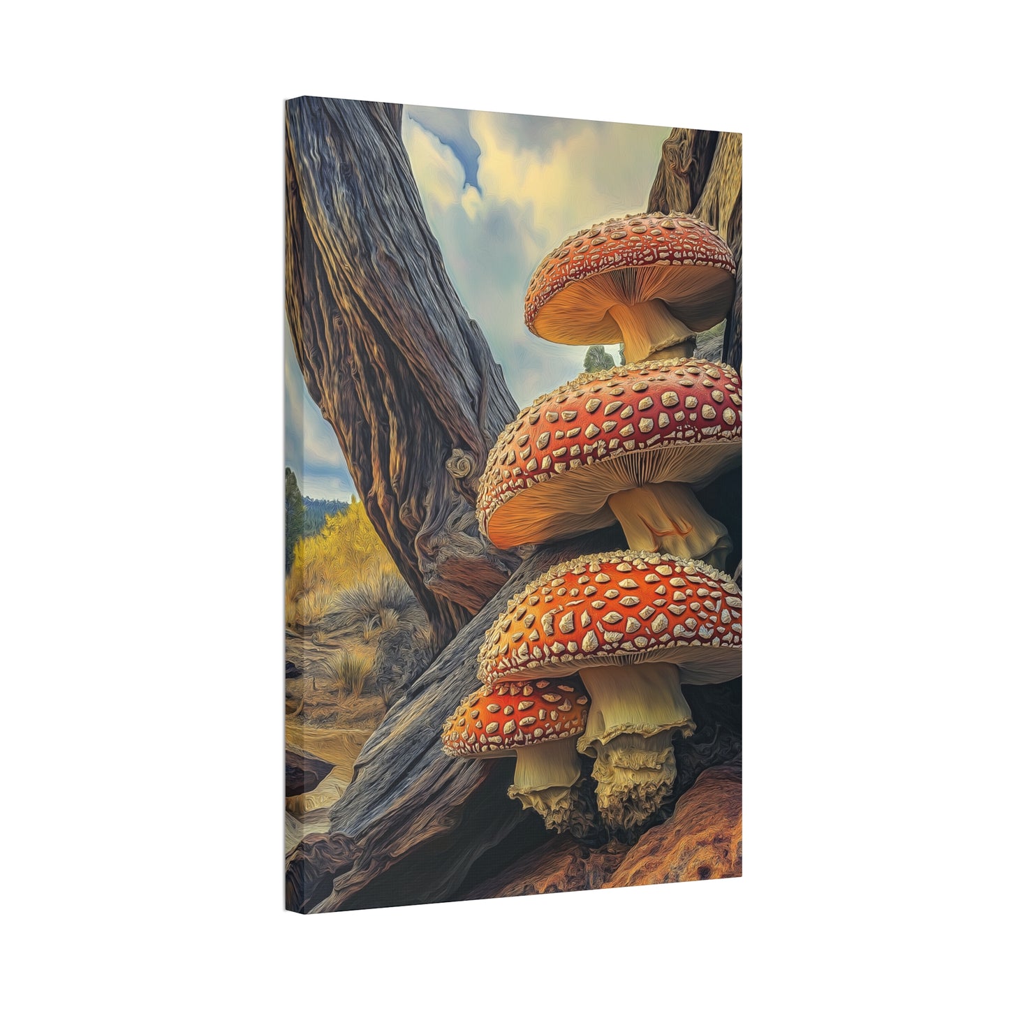 Wall Art - Mountain High Mushroom 1.5 inch depth