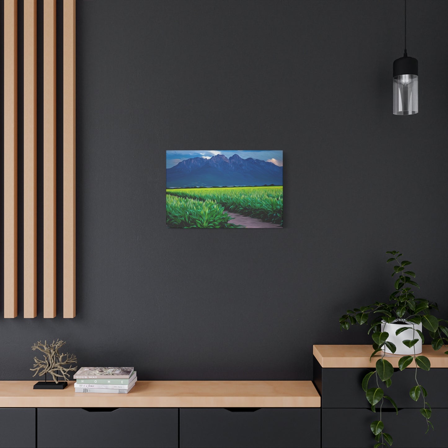 Canvas Print - Organ Mountains and Chile Field