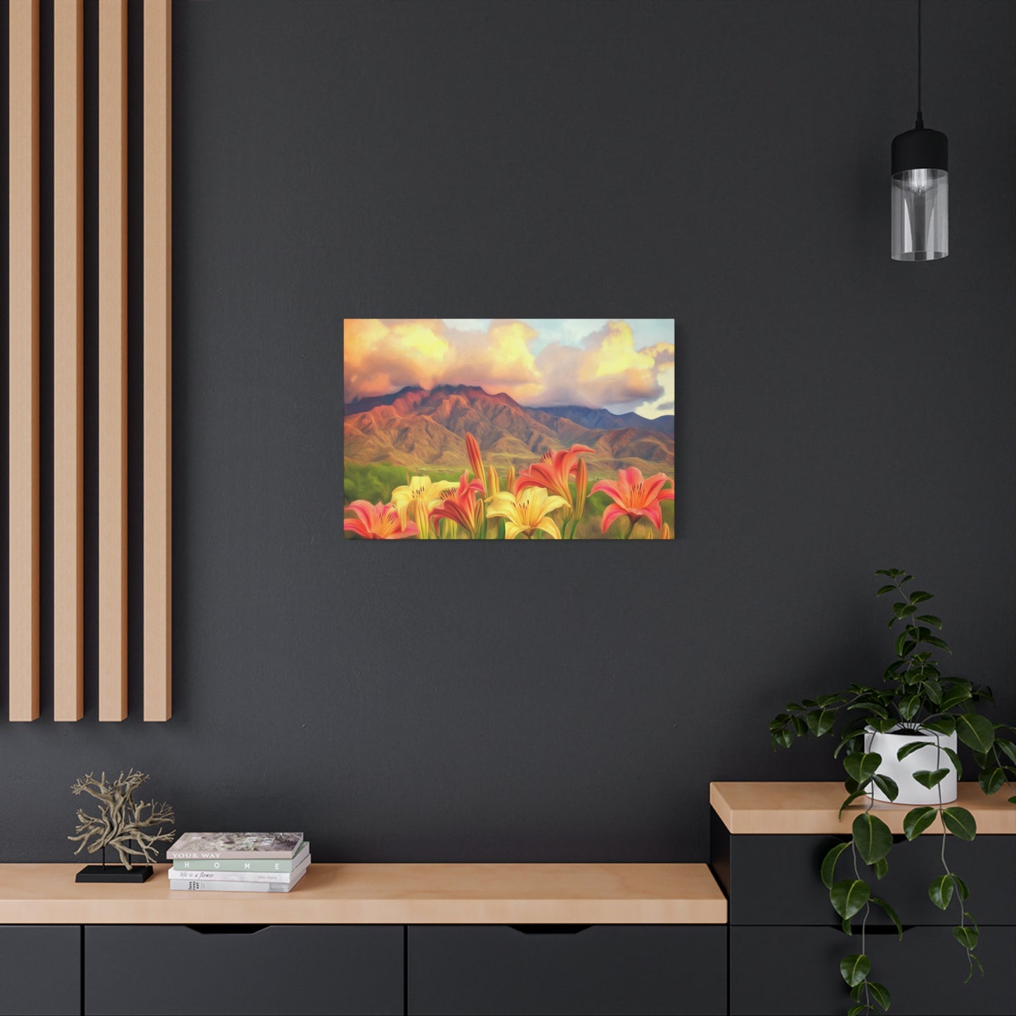 Canvas Print - SF Lillies at Dawn V4