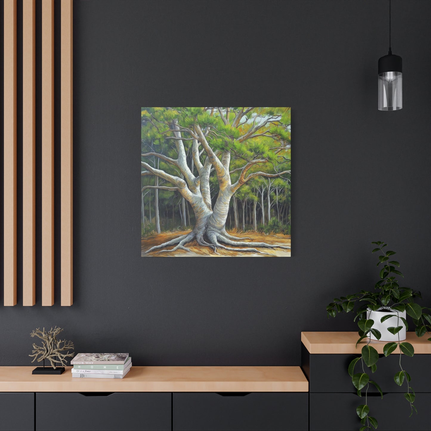Canvas Wall Art - Pondering Pine Tree VI