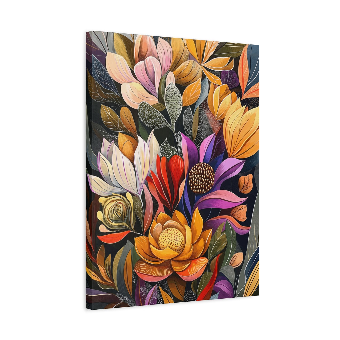 Canvas Art - Amazing Brilliant Flowers
