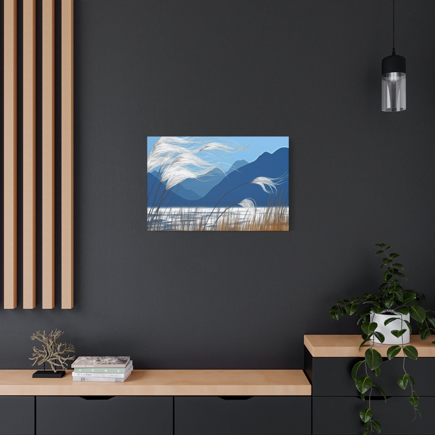 Canvas Wall Art - Blue Mountain Breeze