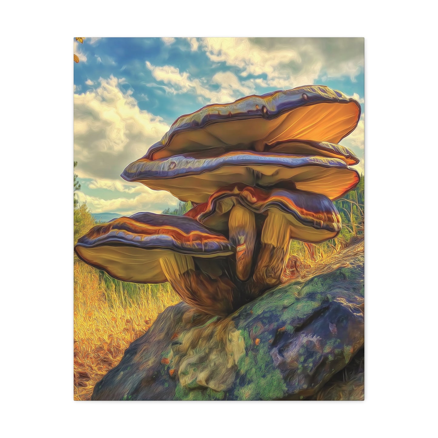 Canvas Print - Rockies Mushroom Purple