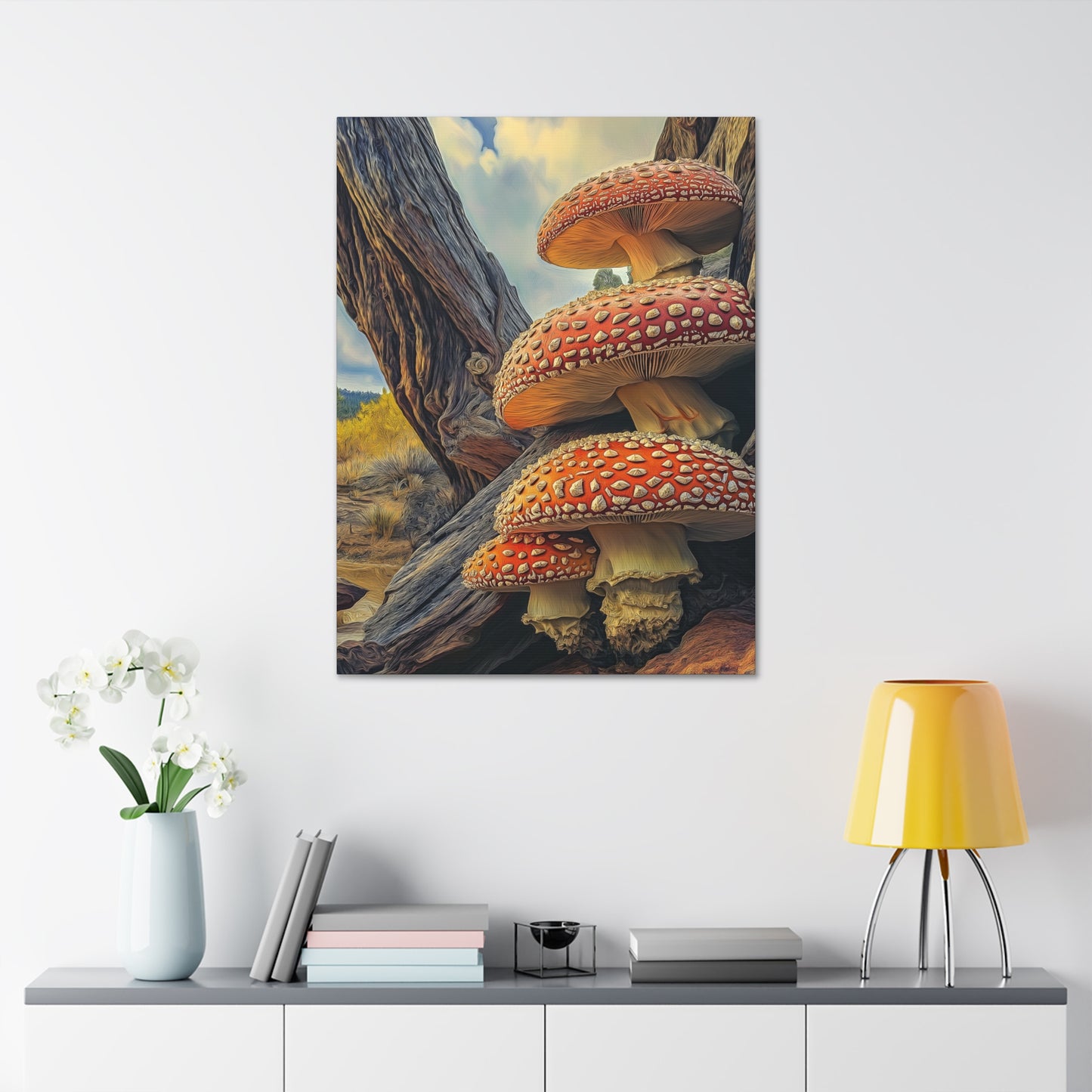 Wall Art - Mountain High Mushroom 1.5 inch depth