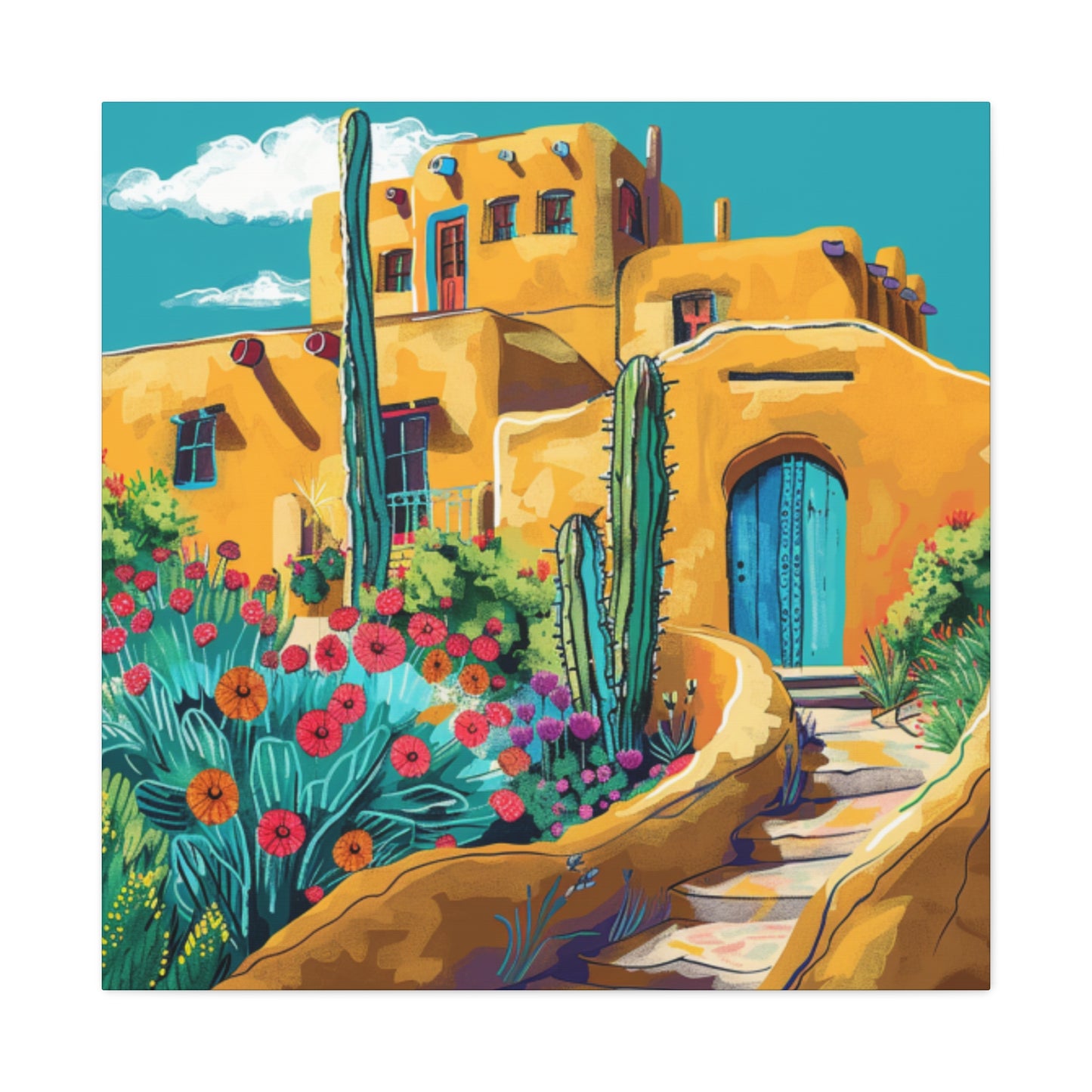 Canvas Print - Pueblo Village 101