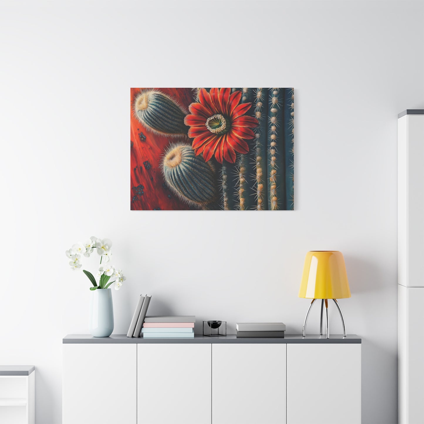 Canvas Print Santa Fe Bold Cactus Flower