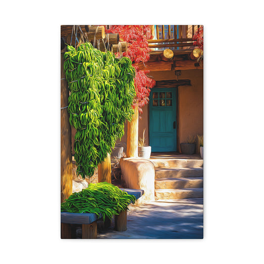 Canvas Wall Art - Green Green Chile Gem