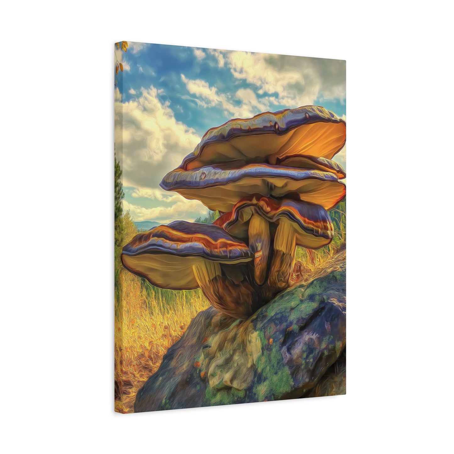 Canvas Print - Rockies Mushroom Purple