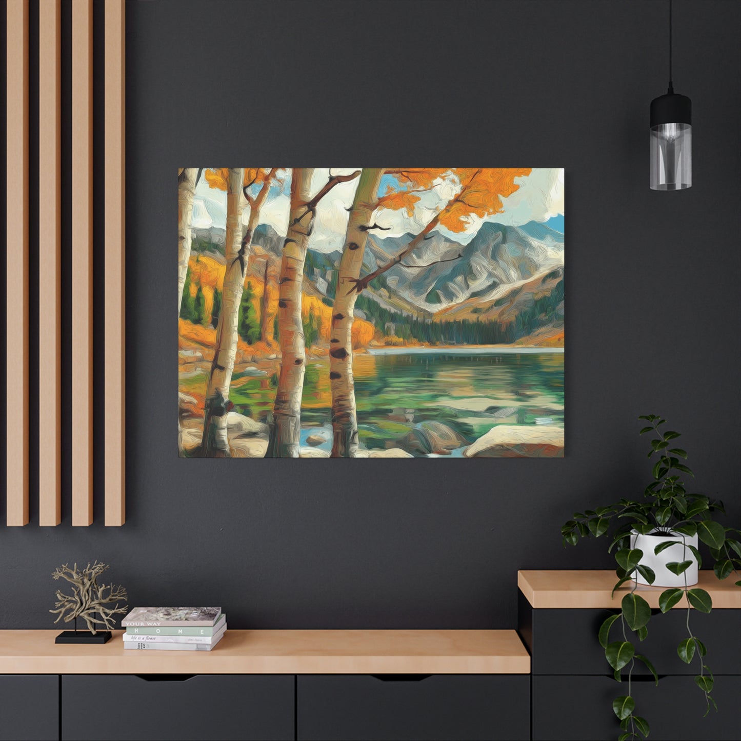 Aspens V2 at High Mountain Lake