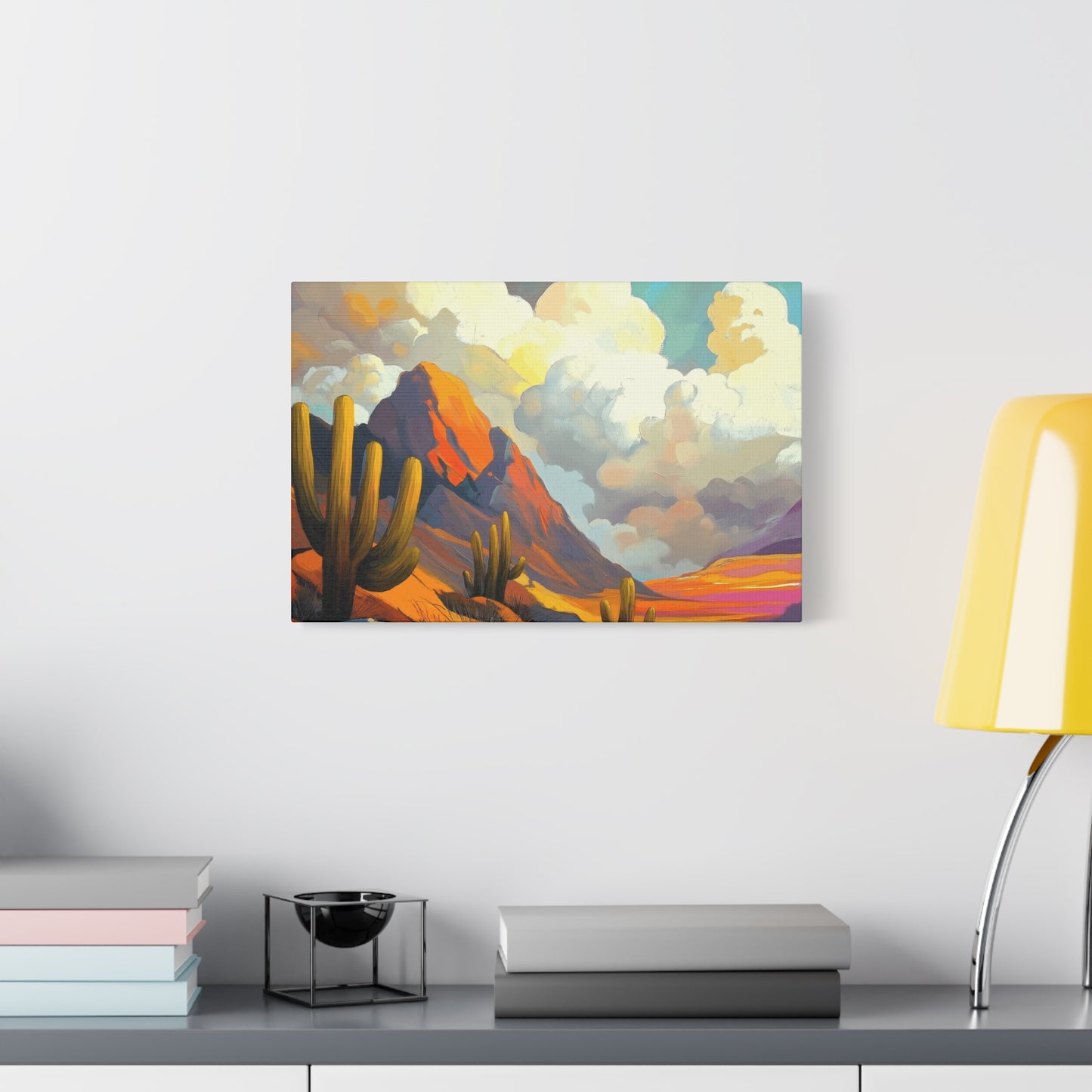 Desert Landscape Matte Canvas Wall Art