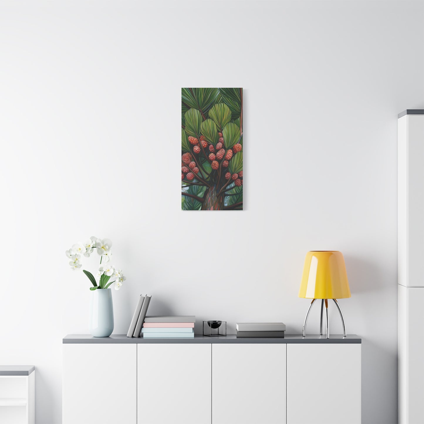 Canvas Wall Art - Tall Pine Tree