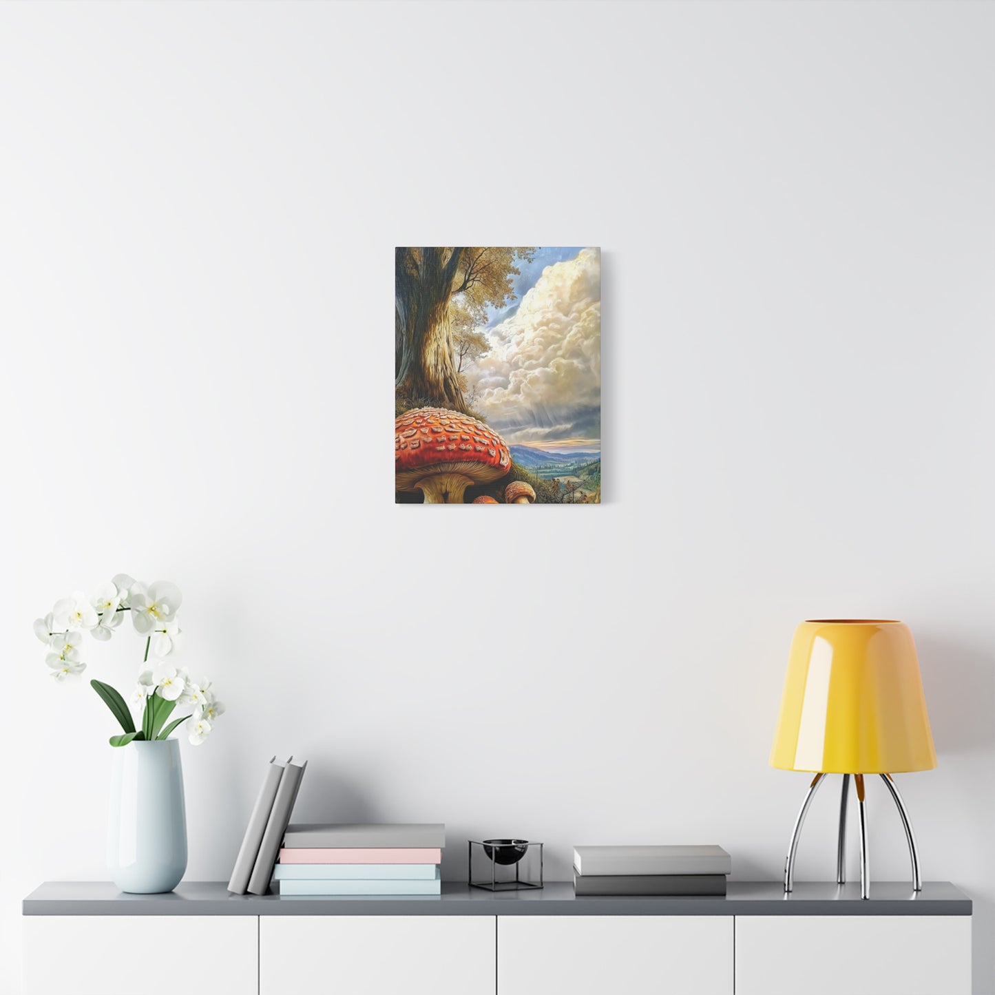 Canvas Print - Giant Red Mushroom in Rockies