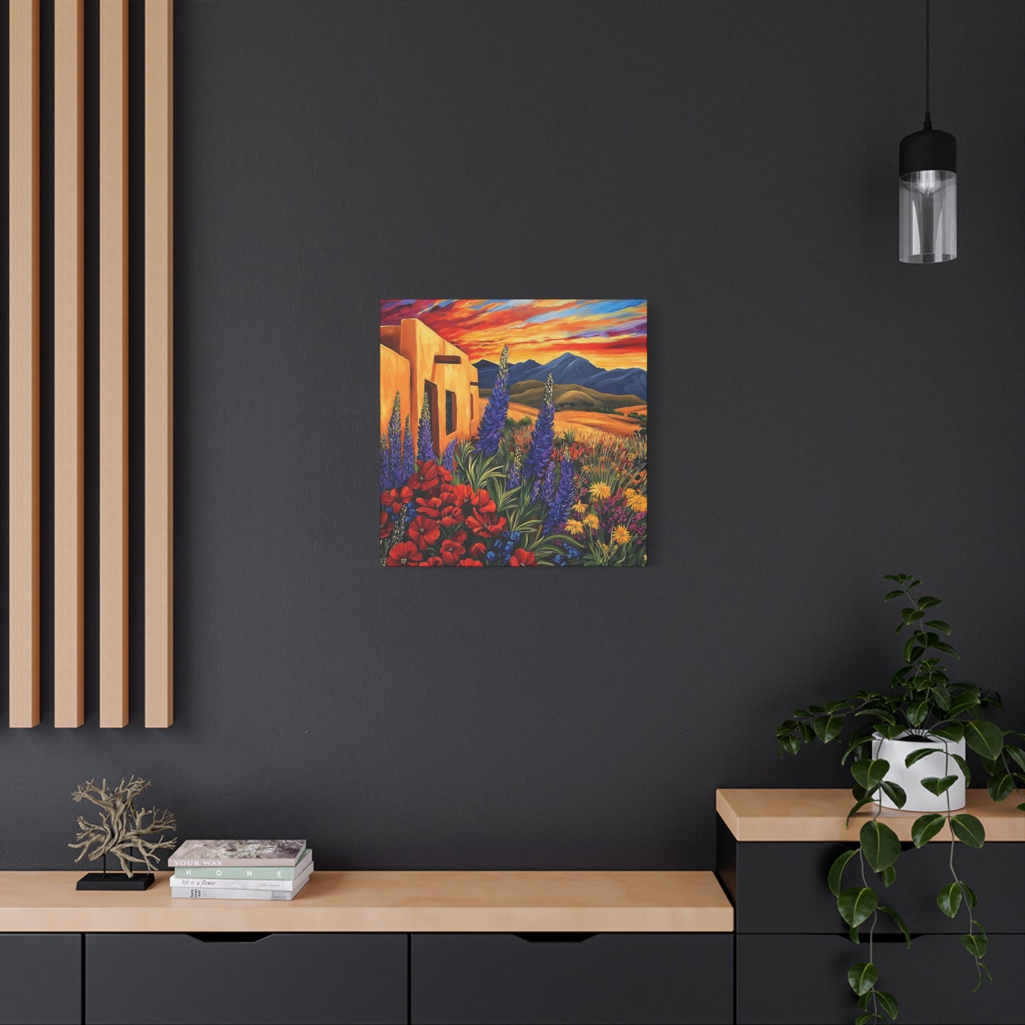 Canvas Wall Art - Sunny New Mexico Casa