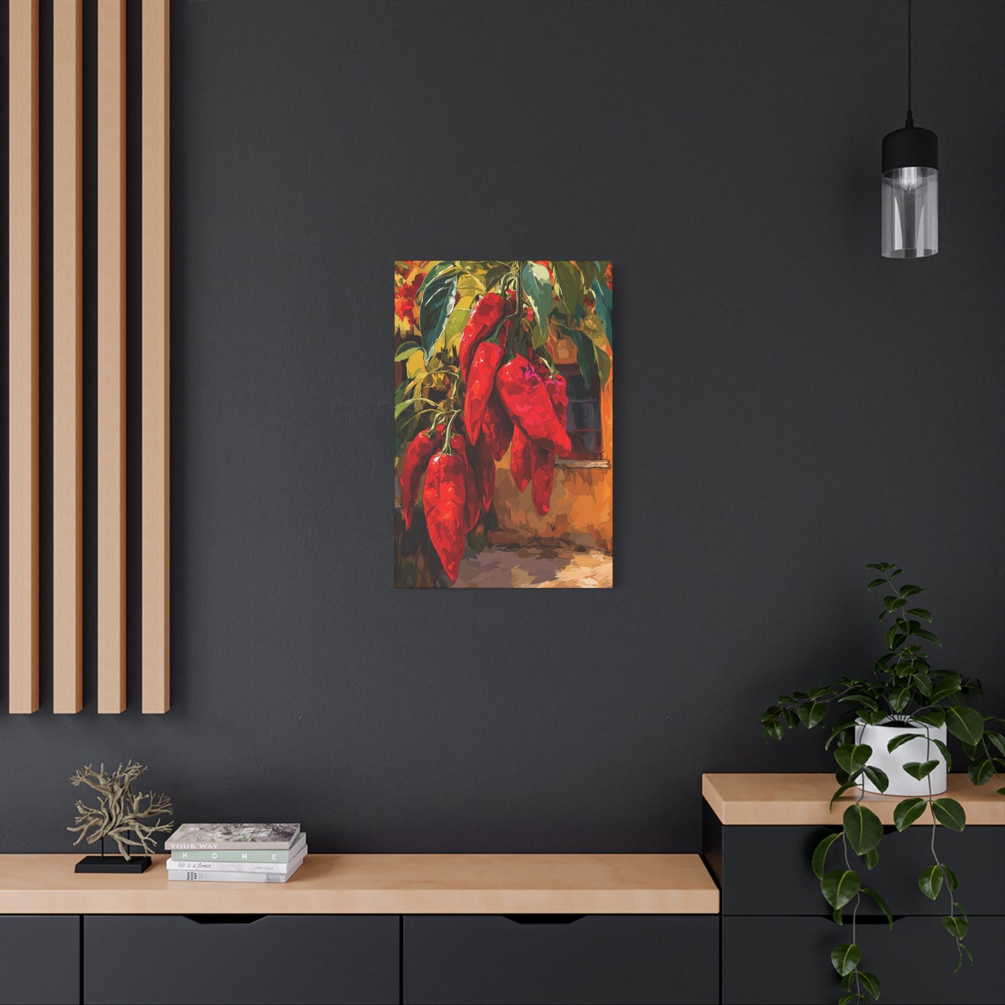 Canvas Wall Art - Red Chiles Casa Design