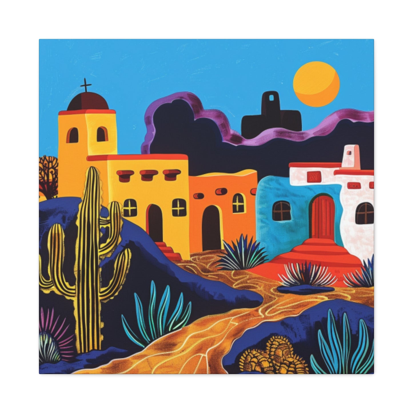 Canvas Wall Art - Bold Street 22 Santa Fe