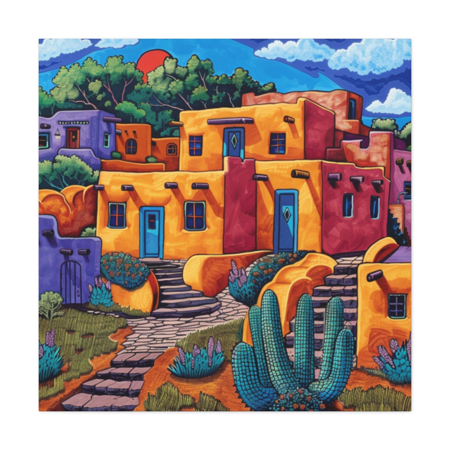 Canvas Print - Santa Fe Pueblo 22