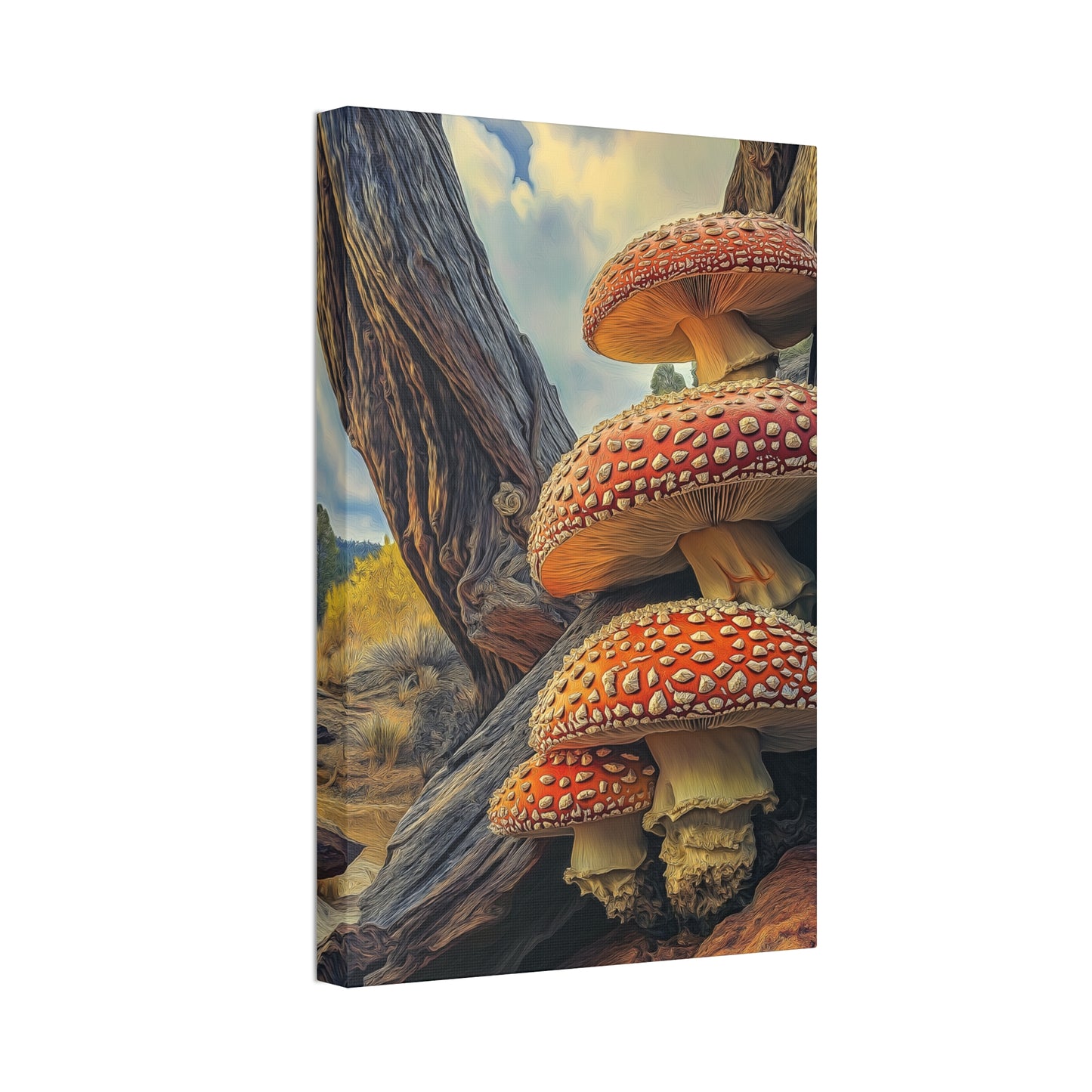Wall Art - Mountain High Mushroom 1.5 inch depth