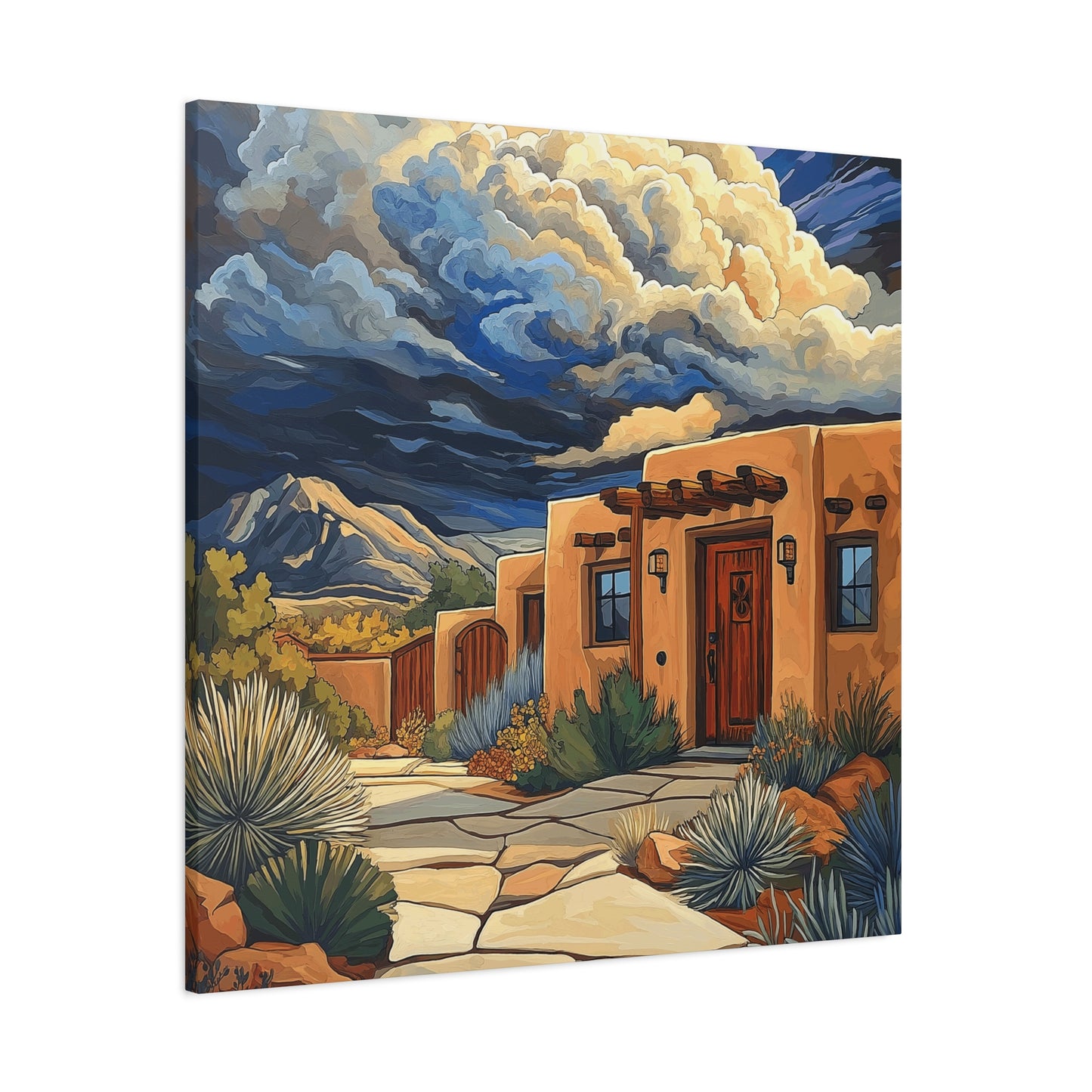 Southwestern Landscape Canvas Art - Stretched Wall Decor