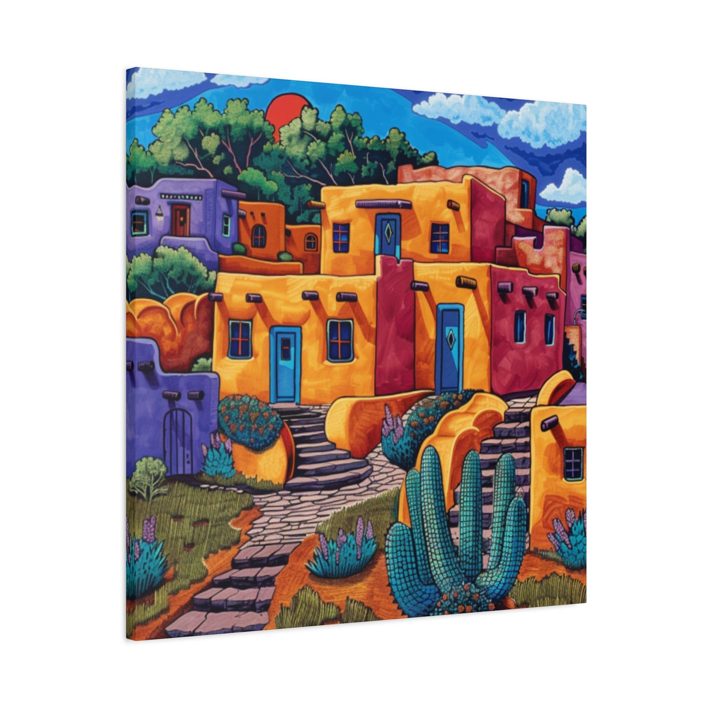 Canvas Print - Santa Fe Pueblo 22
