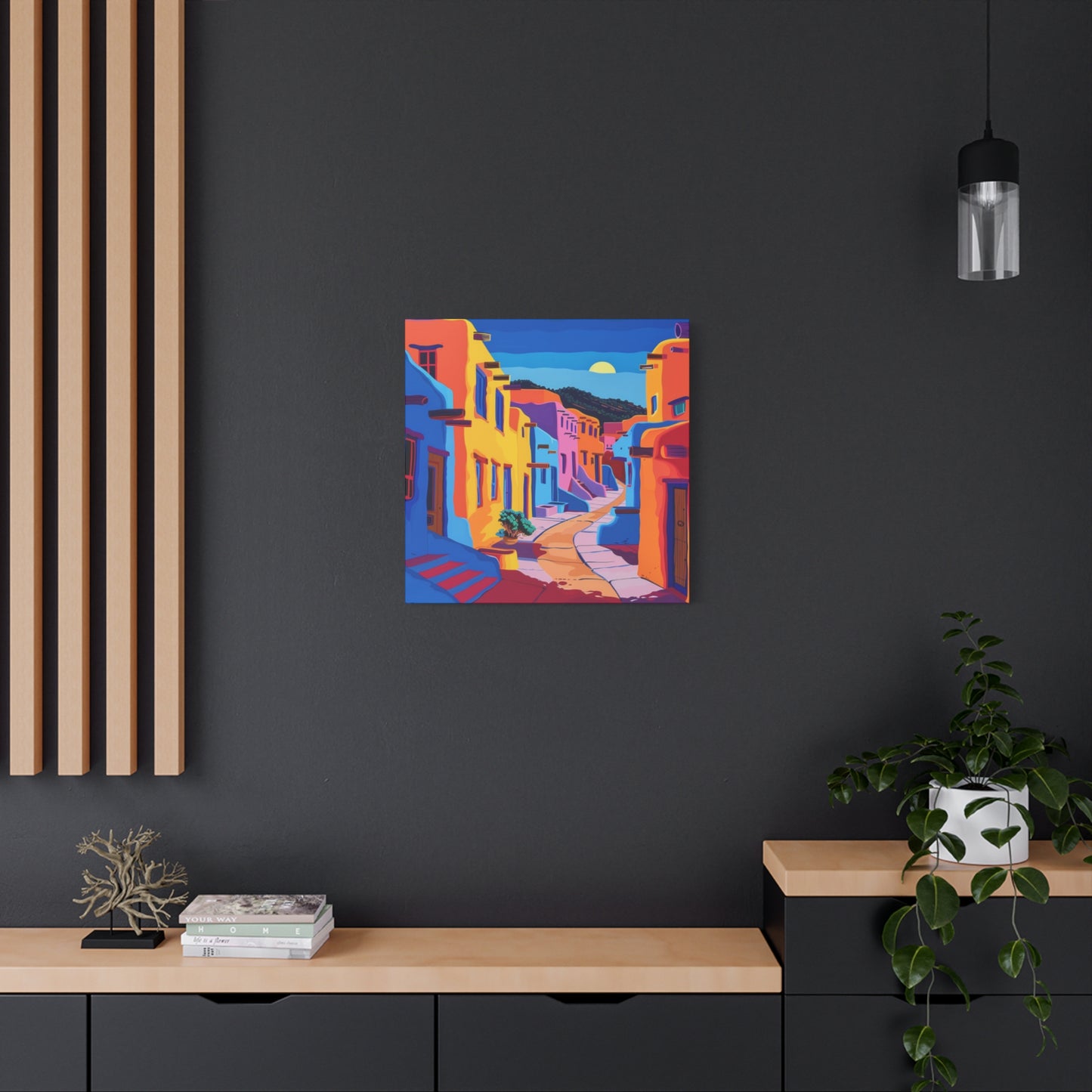 Canvas Wall Art - Santa Fe Street 405
