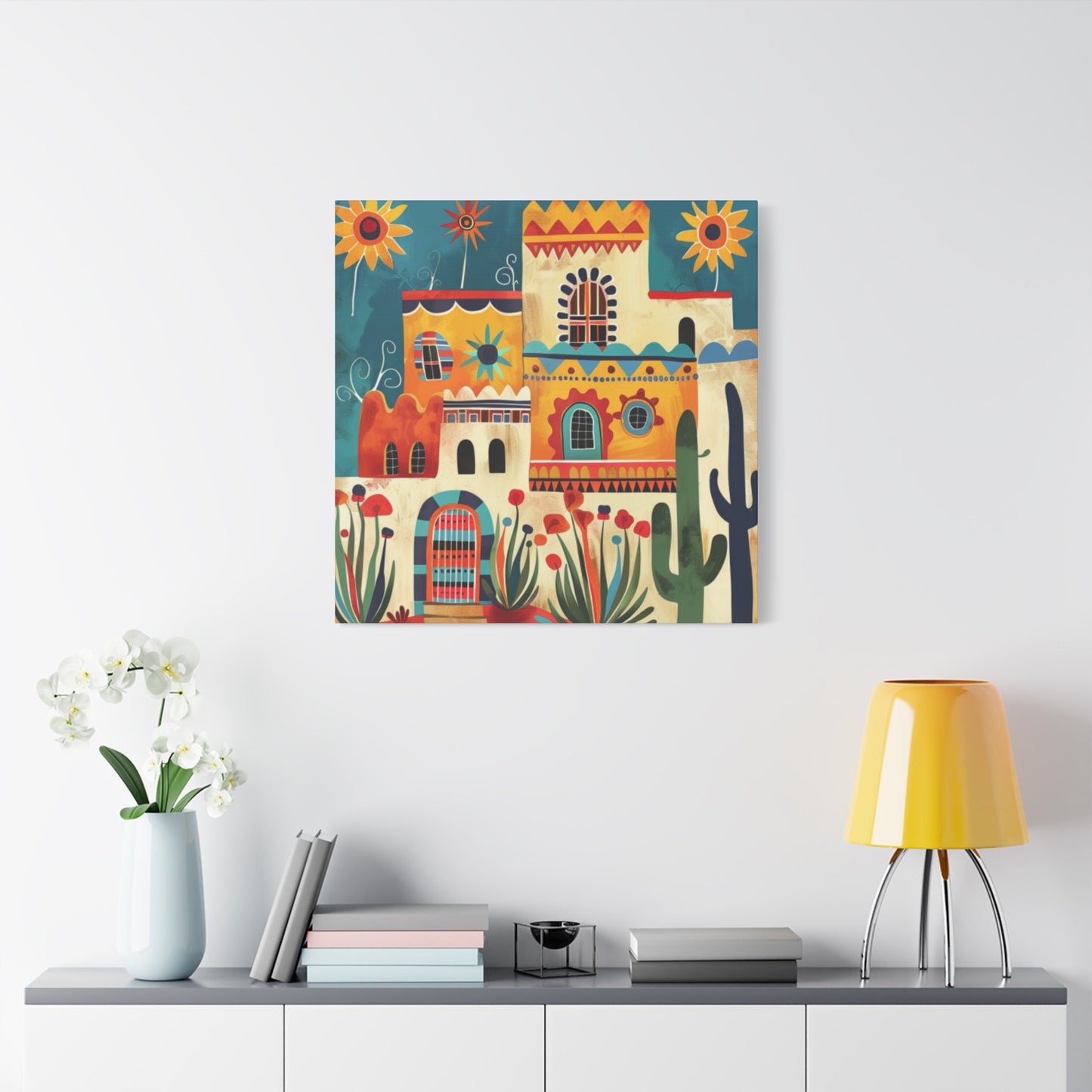 Canvas Wall Art - SF Pueblo 222