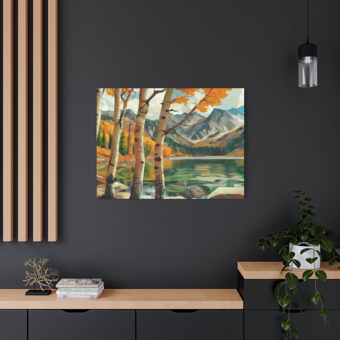 Aspens V2 at High Mountain Lake
