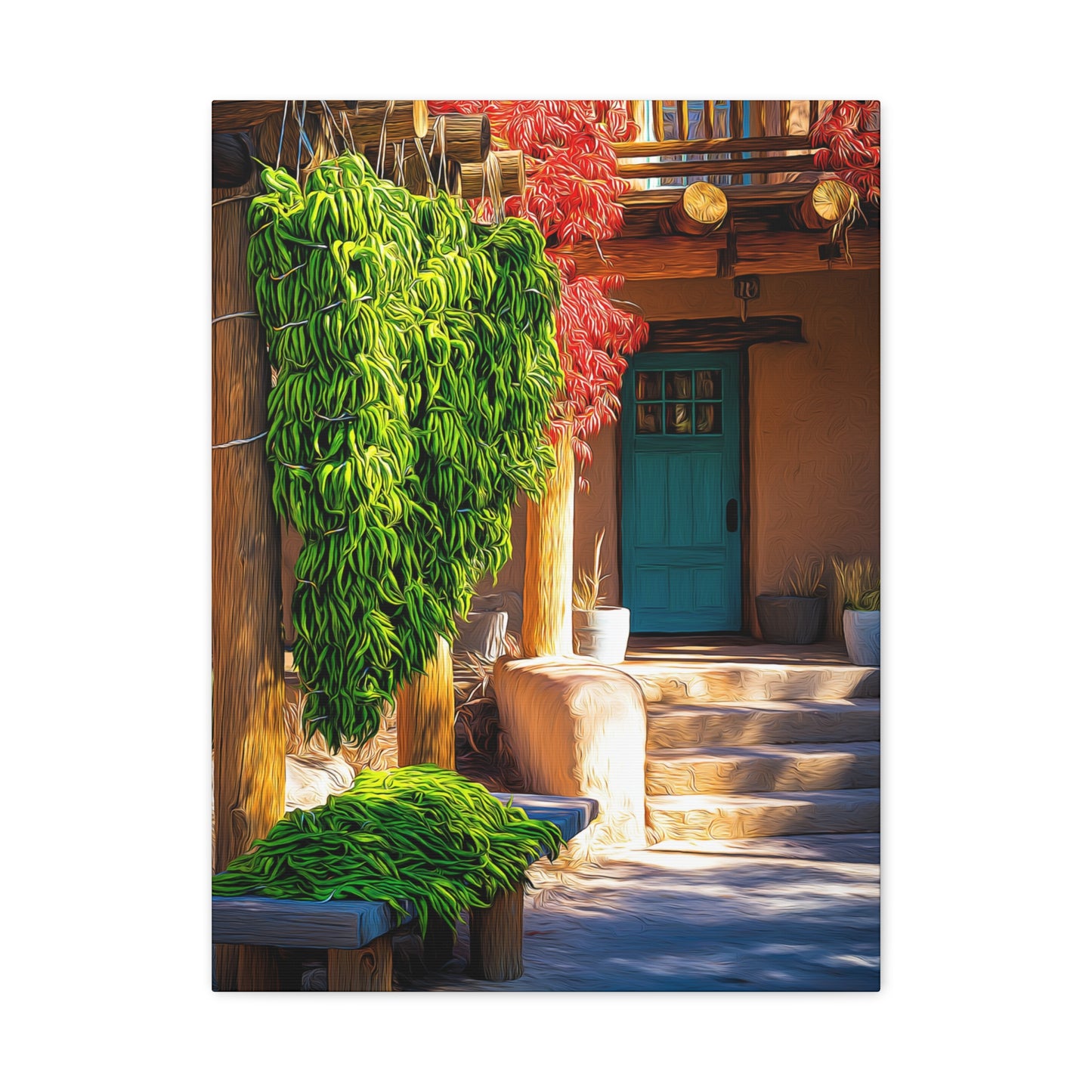 Canvas Wall Art - Green Green Chile Gem