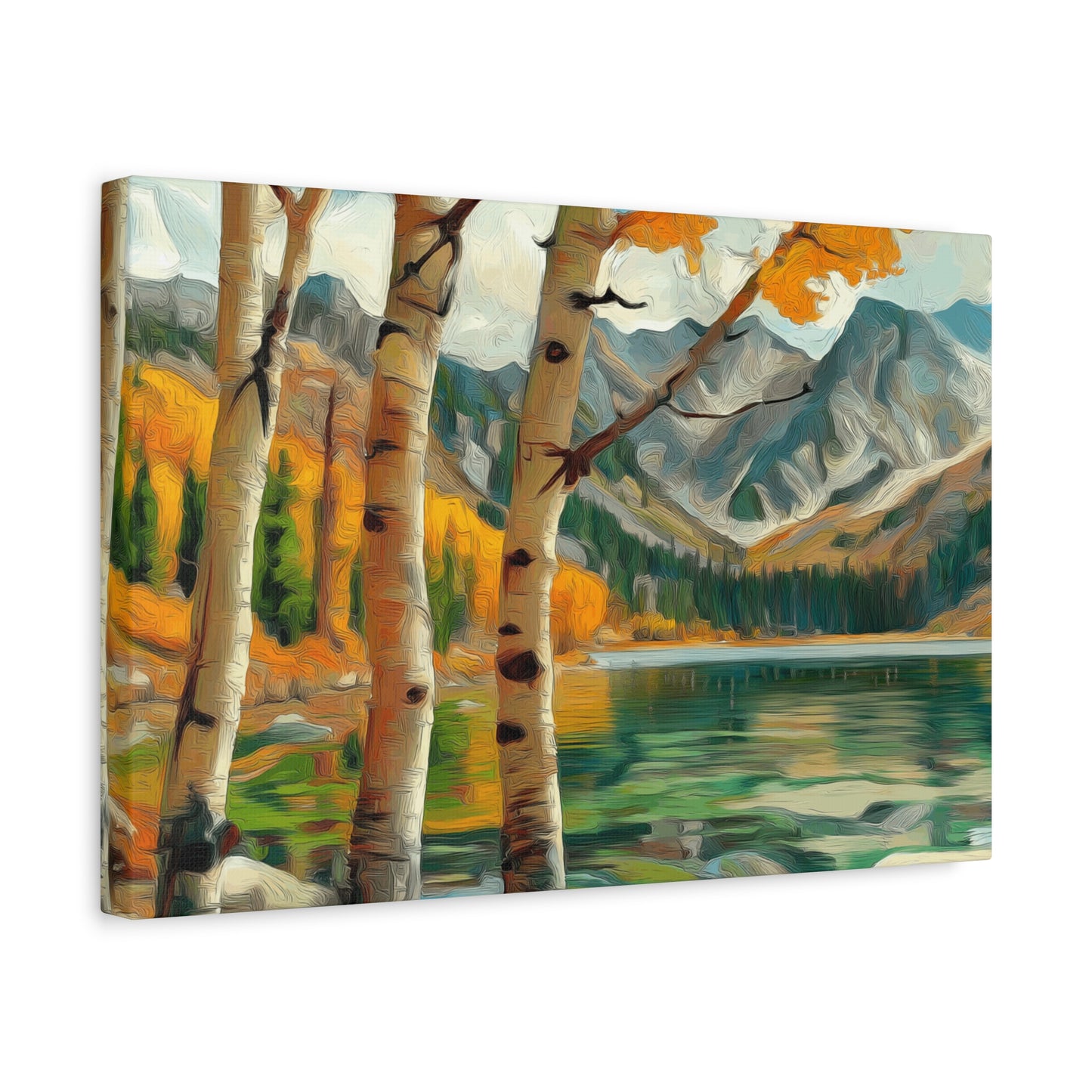 Aspens V2 at High Mountain Lake