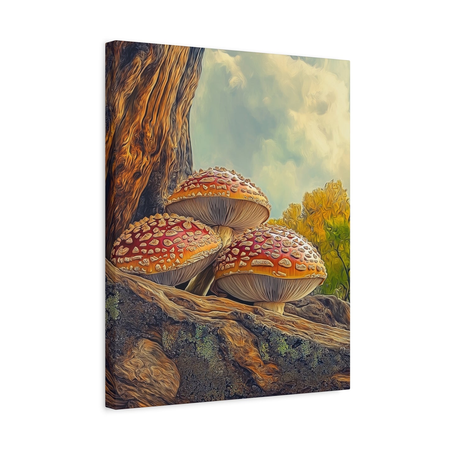 Canvas Print - Red Cap Mushroom Air