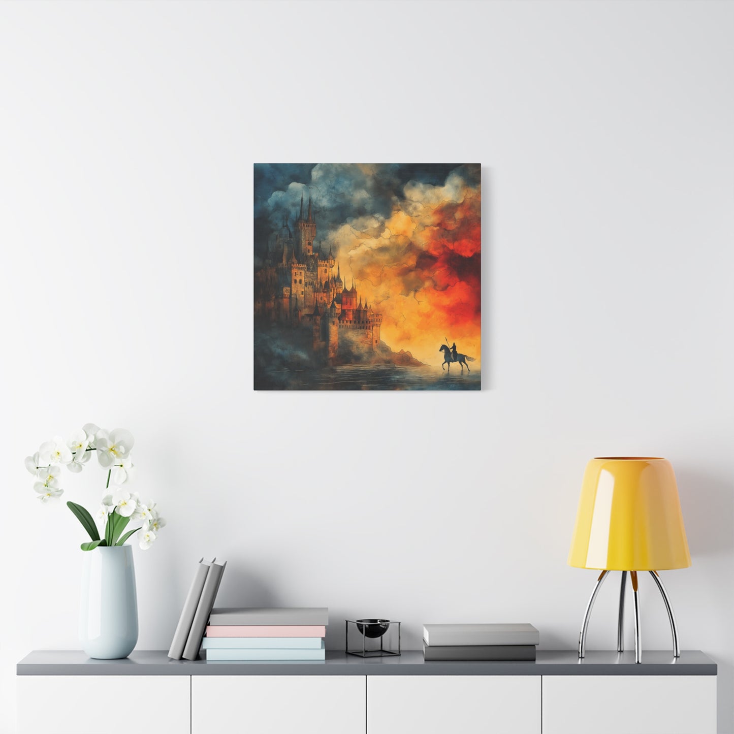 Fantasy Castle Canvas Art - Stretched Wall Decor for Home