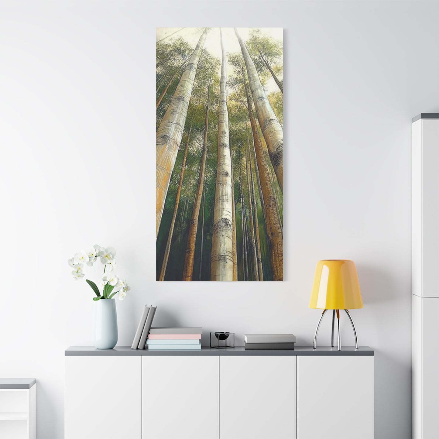 Canvas Art - Tall Aspens