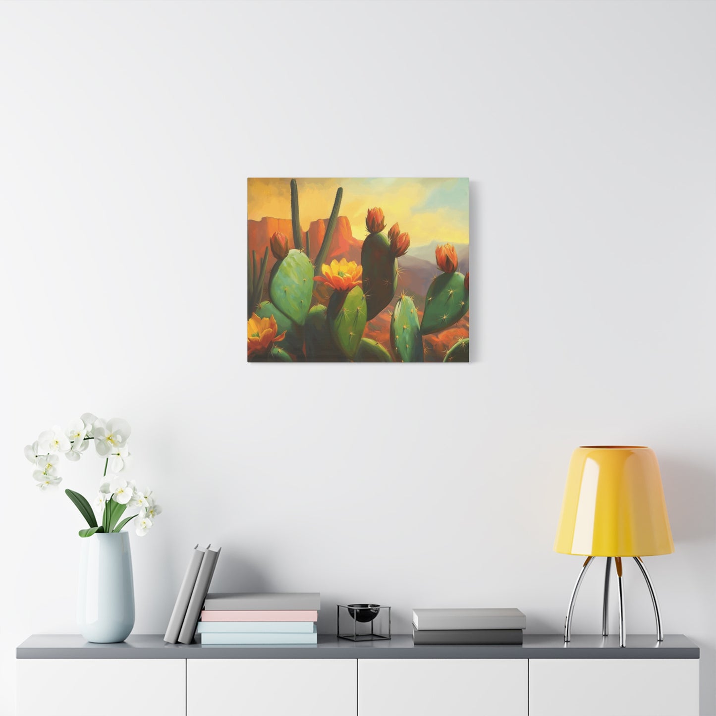Desert Cactus Canvas Print