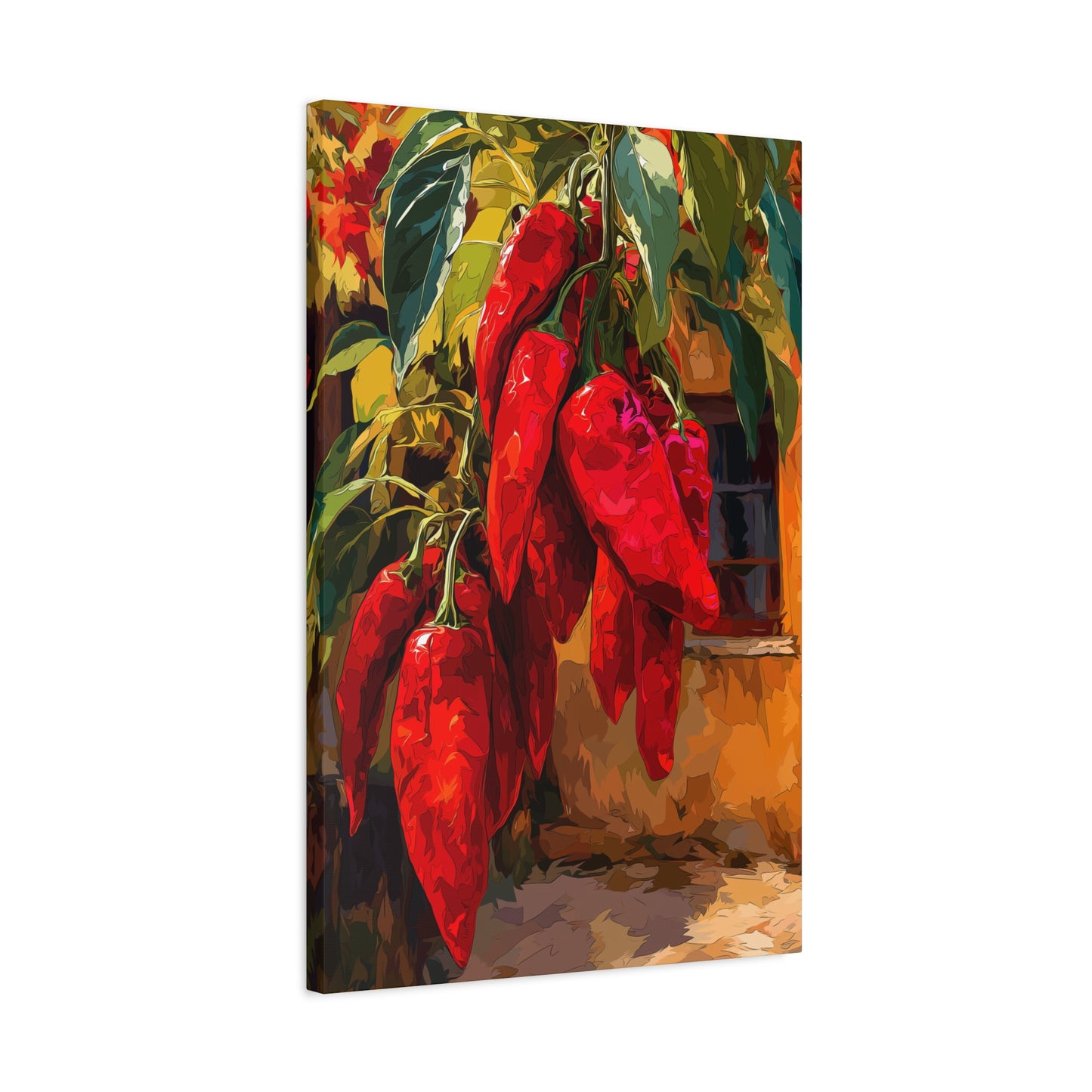 Canvas Wall Art - Red Chiles Casa Design