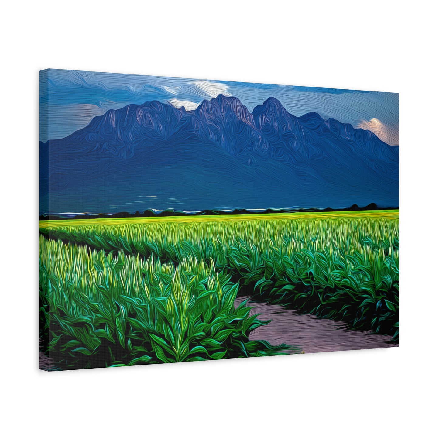 Canvas Print - Organ Mountains and Chile Field