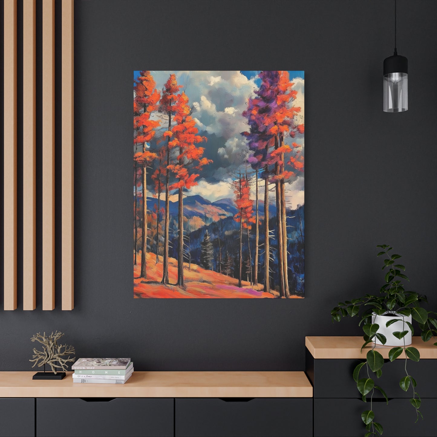 Autumn Landscape Canvas Print – Stunning Forest Wall Art