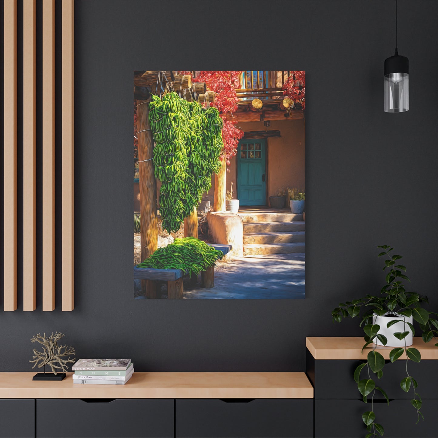 Canvas Wall Art - Green Green Chile Gem