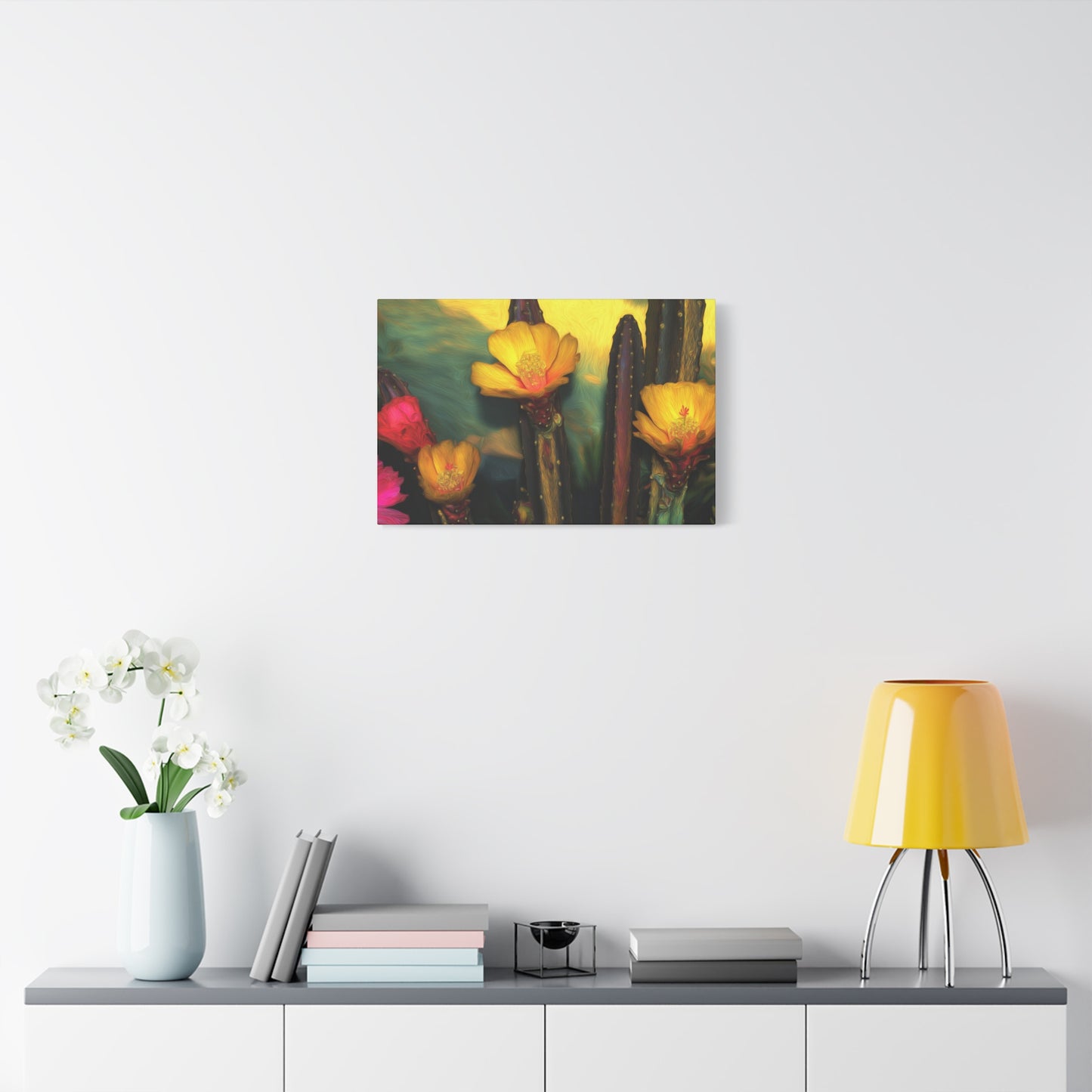 Canvas Print - Cacti Bold Flowers SFC