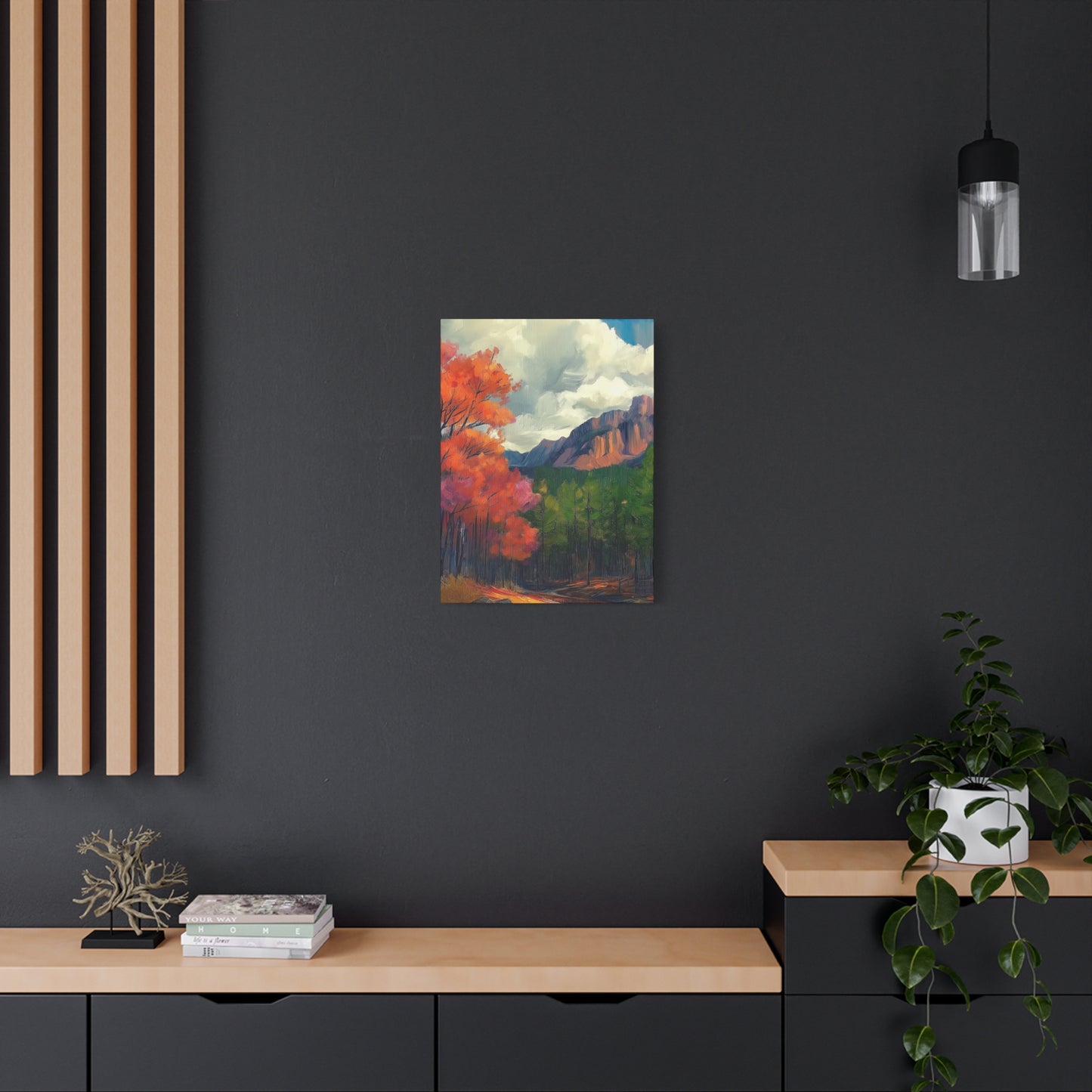 Canvas Print - Rocky Mountain Glorious Trees