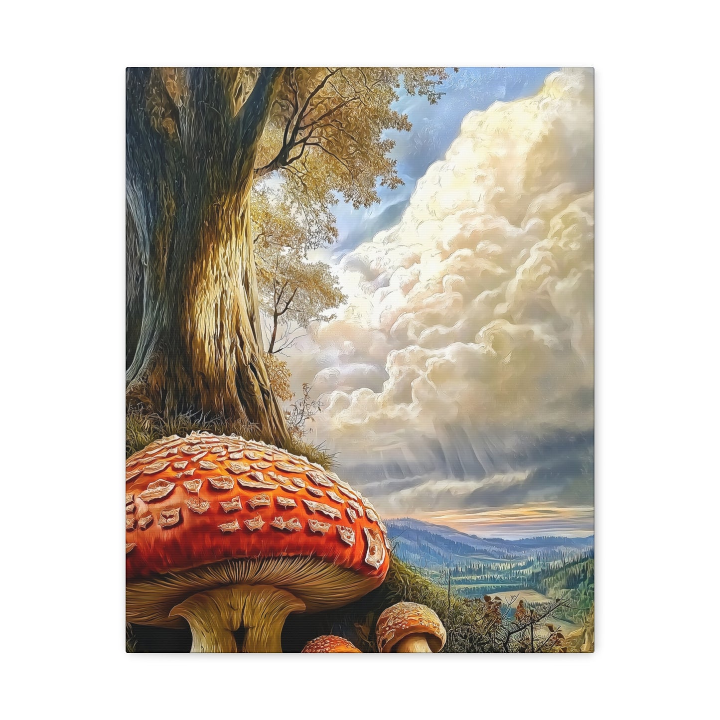 Canvas Print - Giant Red Mushroom in Rockies