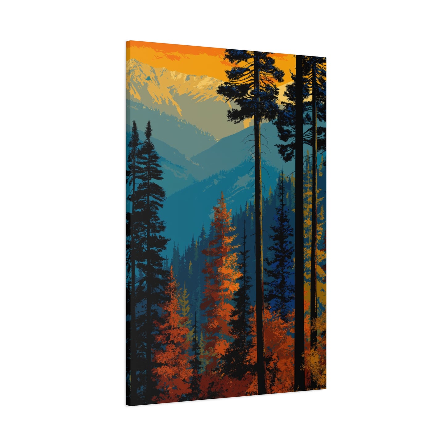 Canvas Print - Rocky Mountain Glorious Trees