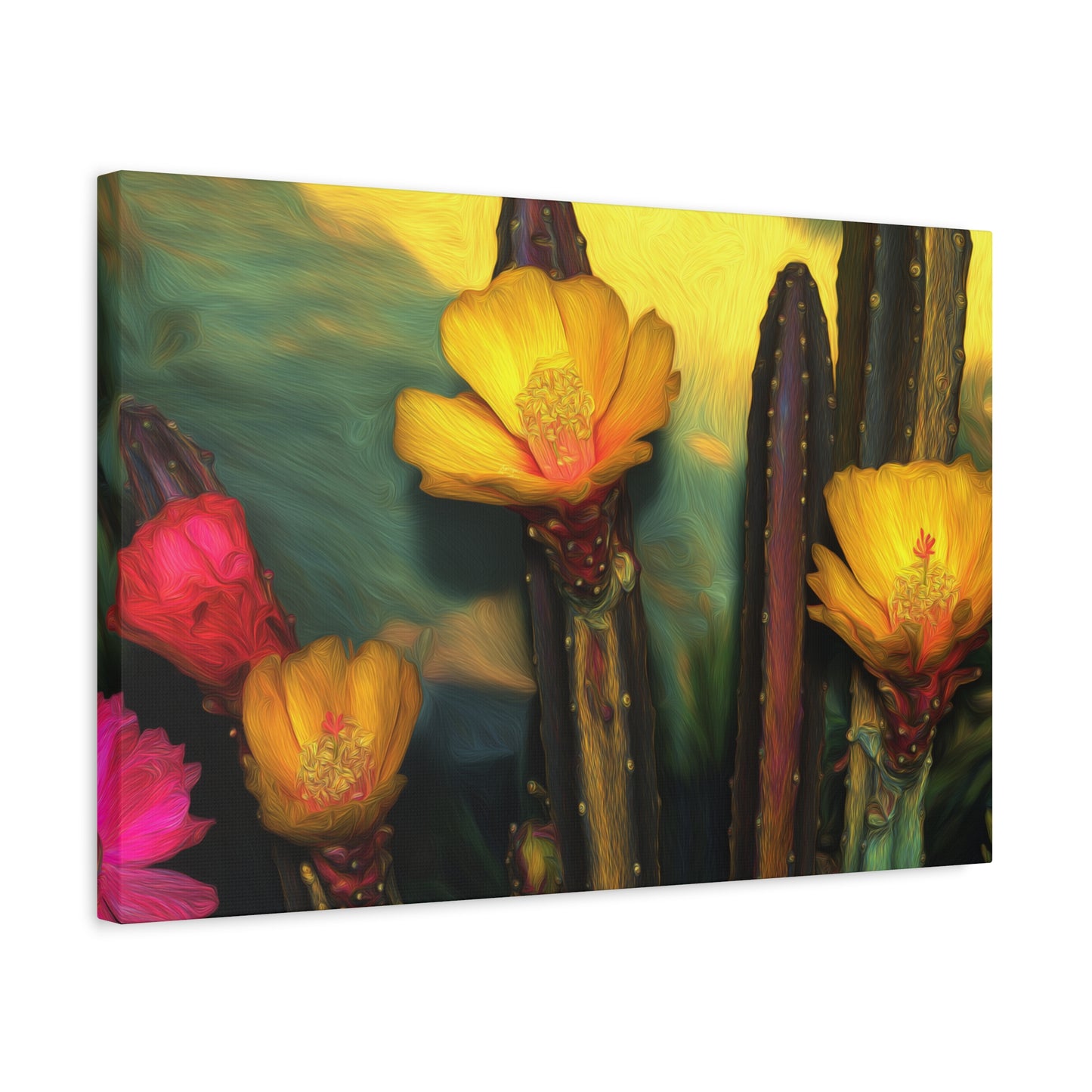 Canvas Print - Cacti Bold Flowers SFC