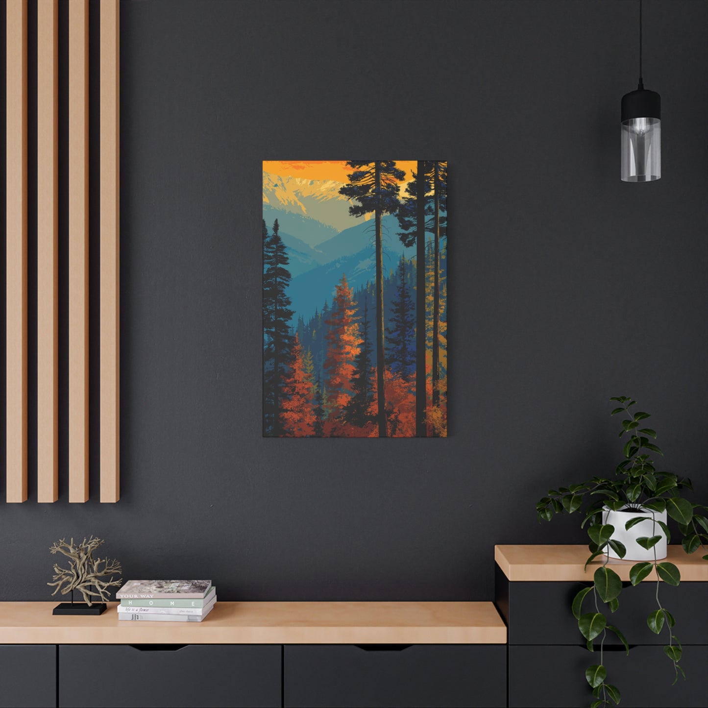 Canvas Print - Rocky Mountain Glorious Trees