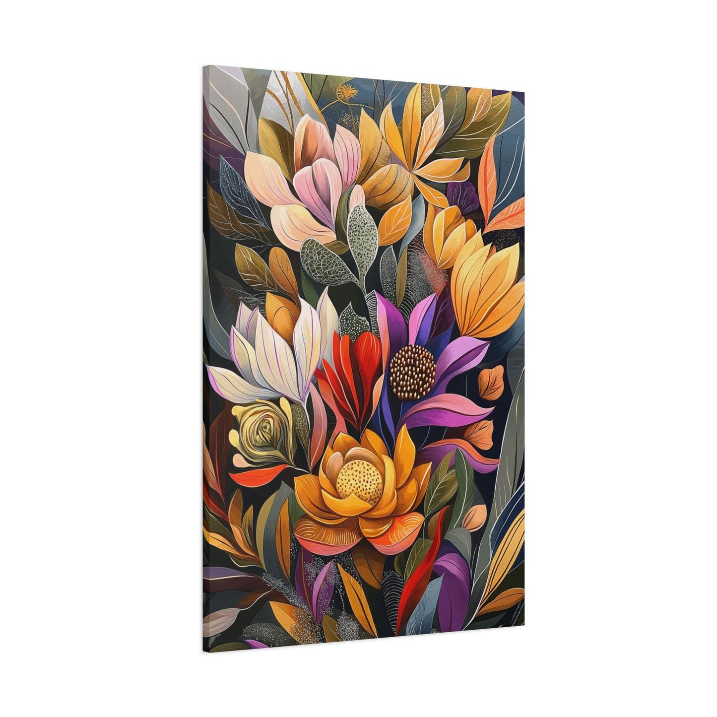 Canvas Art - Amazing Brilliant Flowers