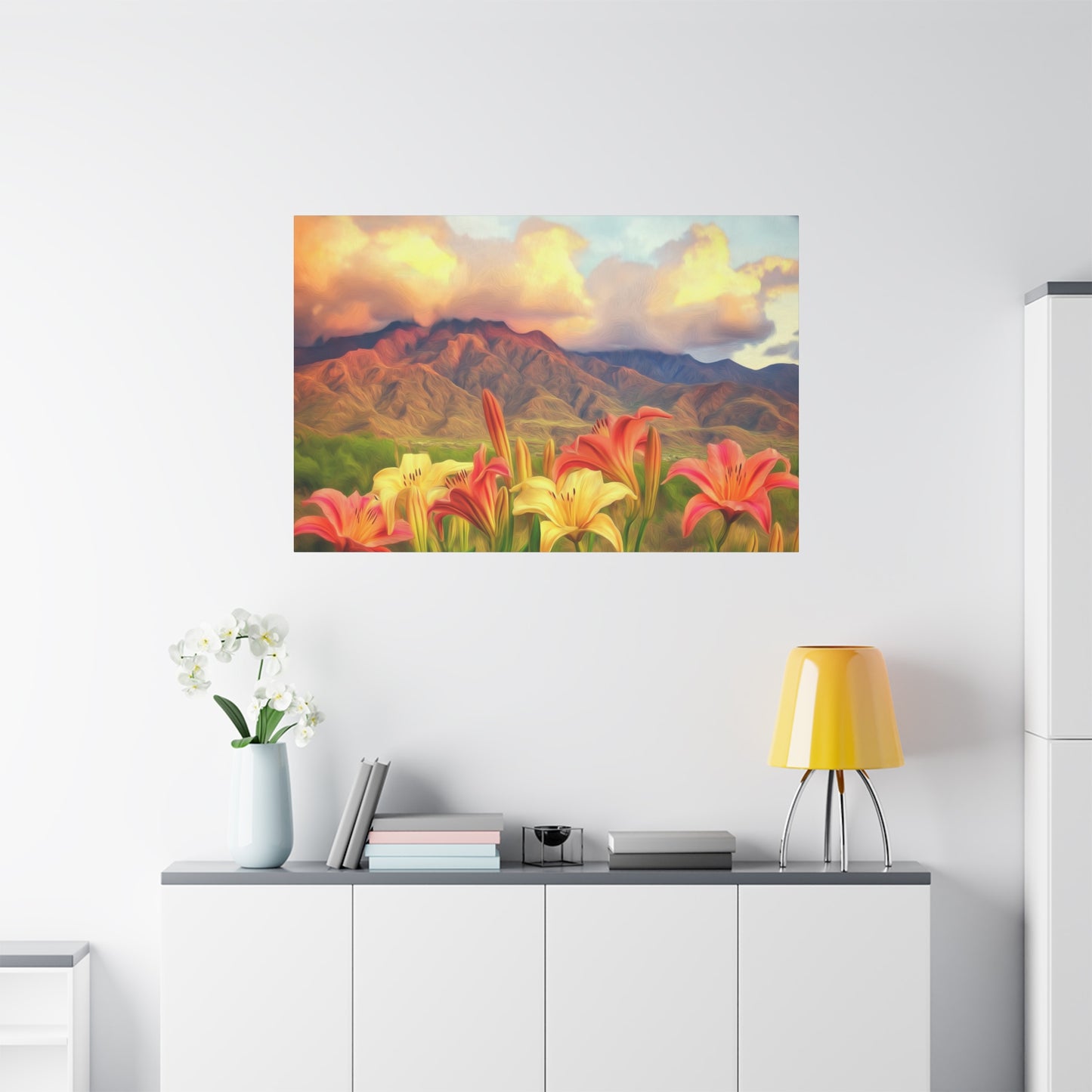 Canvas Print - SF Lillies at Dawn V4