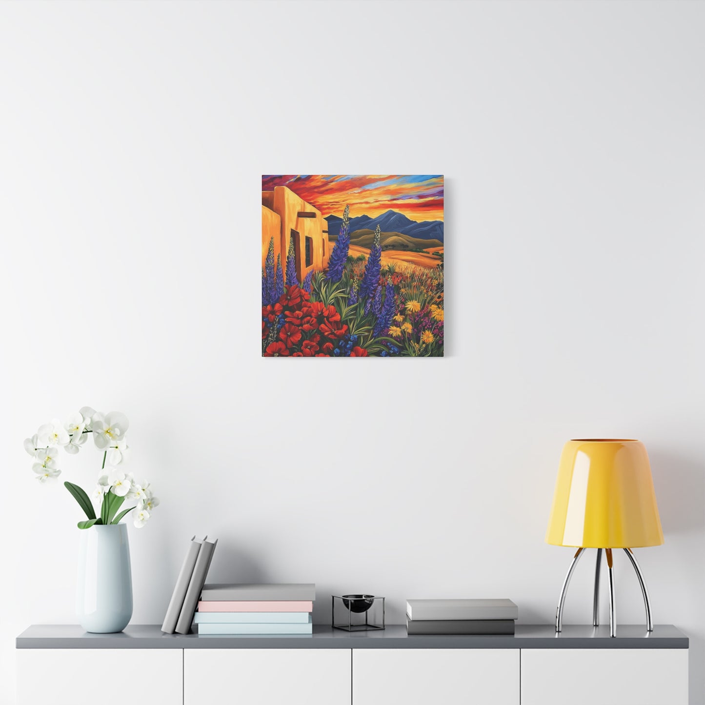 Canvas Wall Art - Sunny New Mexico Casa