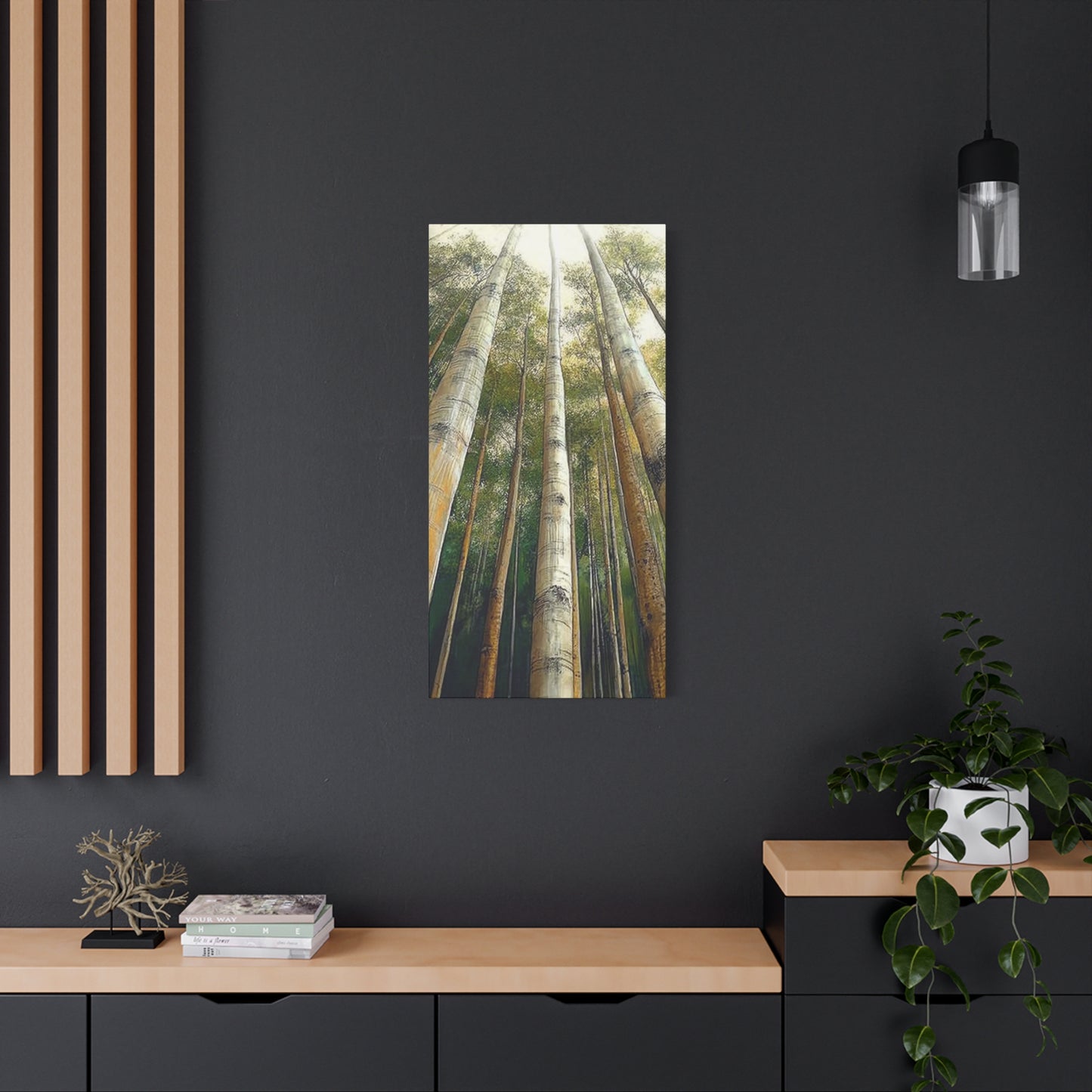 Canvas Art - Tall Aspens