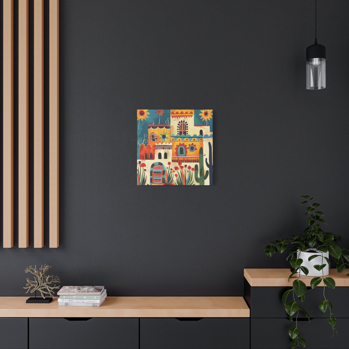 Canvas Wall Art - SF Pueblo 222