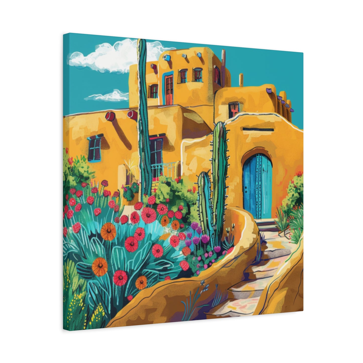 Canvas Print - Pueblo Village 101
