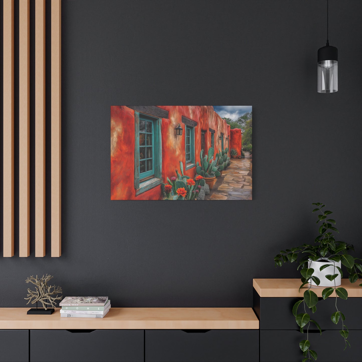 Canvas Print - NM Side Street, Matte Stretched 1 25"