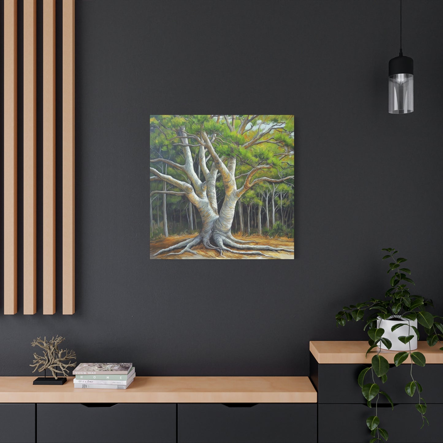 Canvas Wall Art - Pondering Pine Tree VI